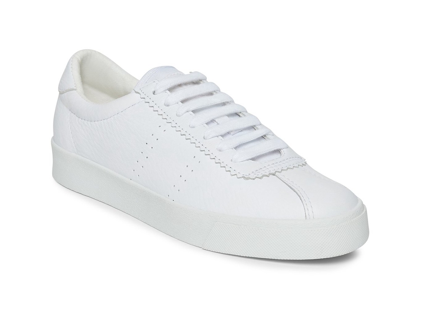 Zapatillas Superga Mujer Blancas - 2843 Club S Full Comfort Cuero - 806179ASR
